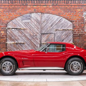 1976 Corvette in Medium Red