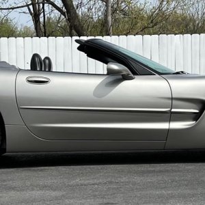 2001 Corvette Convertible in Light Pewter Metallic