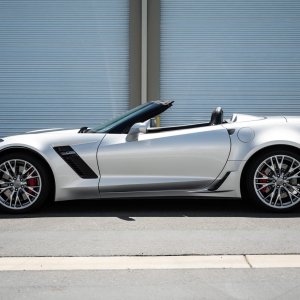 2016 Corvette Z06 Convertible 3LZ 7-Speed in Blade Silver Metallic