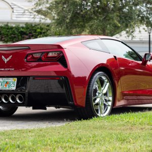 2015 Corvette Stingray Coupe in Crystal Red Metallic