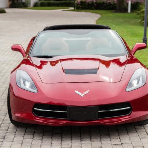 2015 Corvette Stingray Coupe in Crystal Red Metallic