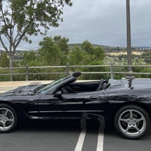 2003 Corvette Convertible in Black