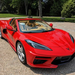 2022 Corvette Stingray Convertible 3LT in Torch Red