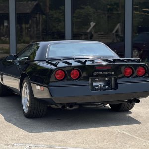 1990 Corvette Convertible in Black