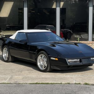 1990 Corvette Convertible in Black