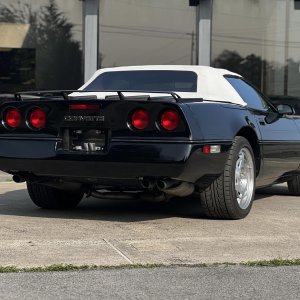 1990 Corvette Convertible in Black