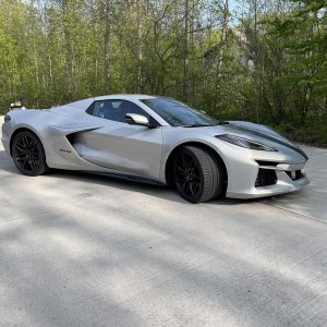 2023 Corvette Z06 Convertible 3LZ in Silver Flare Metallic