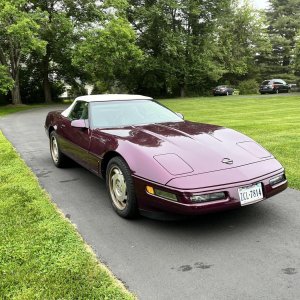 1996 Corvette Convertible LT4 6-Speed in Dark Purple Metallic
