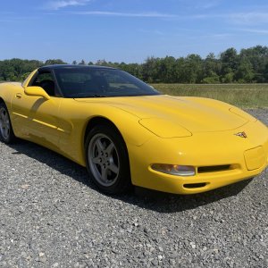 2004 Corvette Coupe in Millennium Yellow