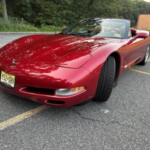 2000 Corvette Convertible in Magnetic Red Metallic