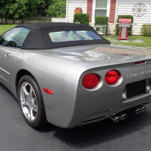 2000 Corvette Convertible in Light Pewter Metallic