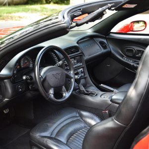 2000 Corvette Convertible in Torch Red