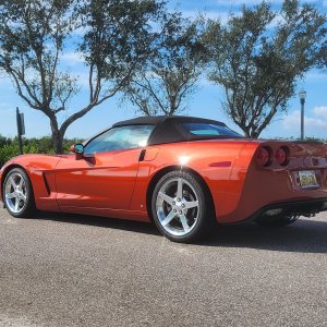 2006 Corvette 3LT Convertible in Daytona Sunset Orange Metallic
