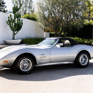 1975 Corvette Convertible L82 in Silver