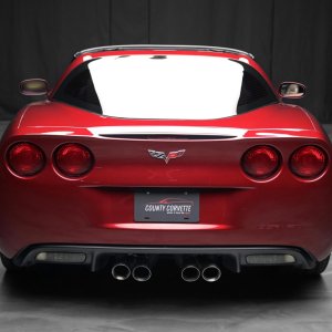 2008 Corvette Coupe in Crystal Red Metallic Tintcoat