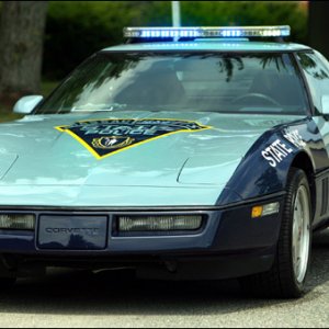 Massachusetts State Police Corvette