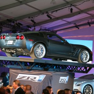 2009 ZR1 Corvette at the 2008 Detroit Auto Show