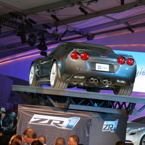 2009 ZR1 Corvette at the 2008 Detroit Auto Show