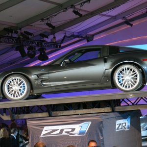 2009 ZR1 Corvette at the 2008 Detroit Auto Show