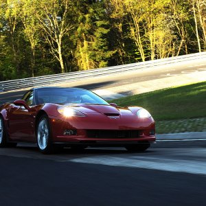 2009 Corvette ZR1 on the Nurburgring