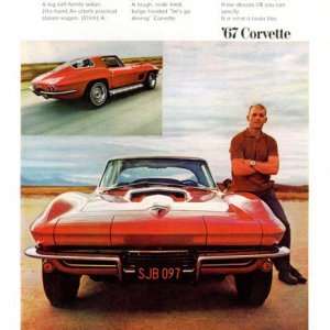 Midyear Corvette Advertisement