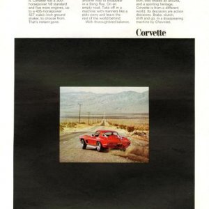 Midyear Corvette Advertisement