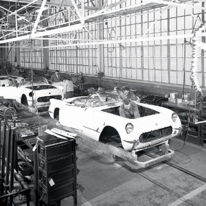 1953 Assembly Line In Flint Michigan