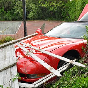 Corvette crash in Asharoken