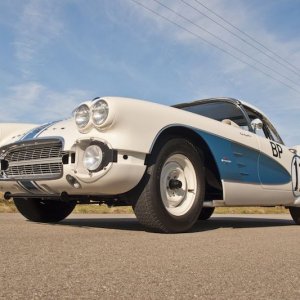 1961 Corvette Gulf Race Car SCCA B-Production National Champion
