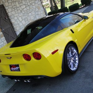 2009 Corvette ZR1 in Velocity Yellow