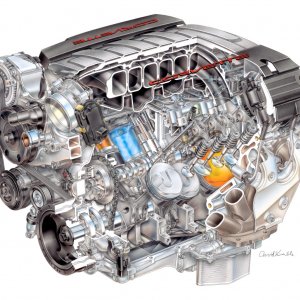 2014 Corvette Stingray LT1 Engine
