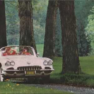 1960 Corvette Sales Brochure - Page 1