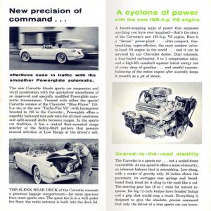 1955 Chevrolet Corvette Vintage Brochure