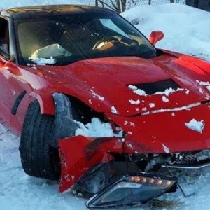2014 C7 Corvette Wreck