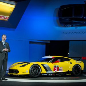 Chevrolet Corvette C7.R Race Car Makes World Debut