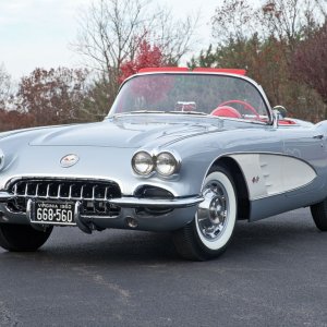 1960 Corvette in Sateen Silver