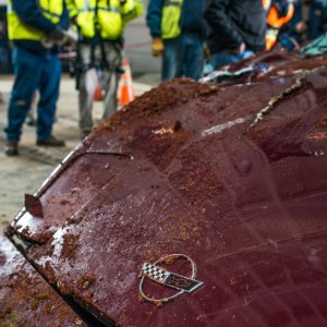 Second Corvette Extracted From Sinkhole At National Corvette Museum