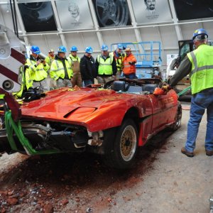 1984 Corvette PPG Pace Car Recovered from Sinkhole