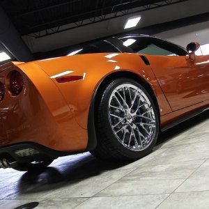 2009 Corvette ZR1 - Atomic Orange Metallic