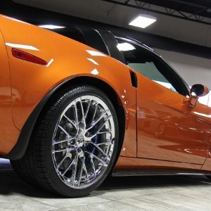 2009 Corvette ZR1 - Atomic Orange Metallic