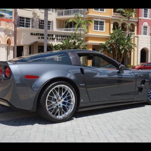 2009 Corvette ZR1 in Cyber Gray Metallic