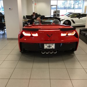 2016 Corvette Z06 Convertible in Torch Red