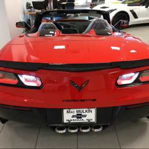 2016 Corvette Z06 Convertible in Torch Red