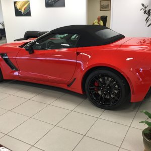 2016 Corvette Z06 Convertible in Torch Red