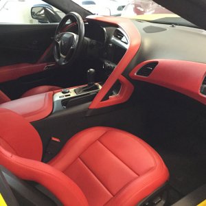 2014 Corvette - Velocity Yellow - Adrenaline Red