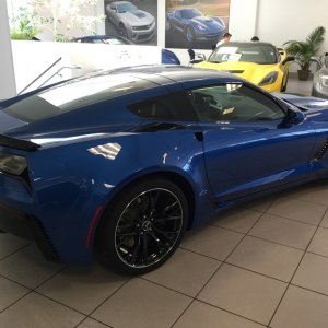 2016 Corvette Z06 3LZ Laguna Blue