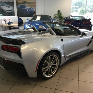2017 Corvette Grand Sport - Sterling Blue Metallic