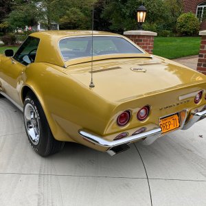 1971 Corvette - War Bonnet Yellow