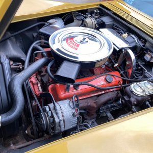 1971 Corvette - War Bonnet Yellow