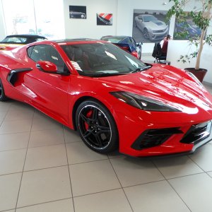2020 Corvette Z51 in Torch Red